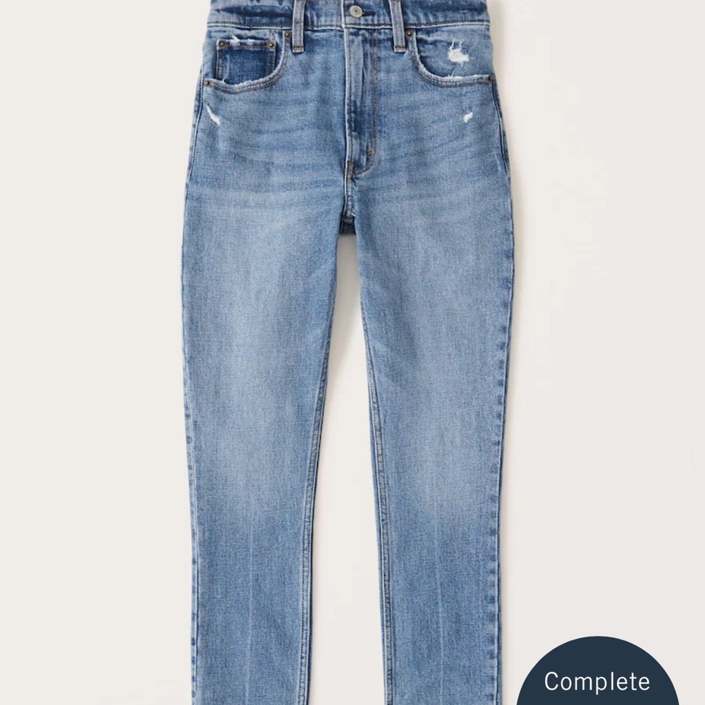 A&F High Rise Skinny Jean